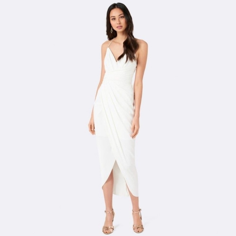 EVER NEW White Midi Dress US Size 4